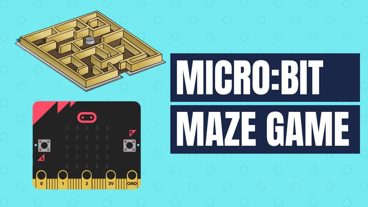 DIY micro:bit Maze Game #stemeducation #fun