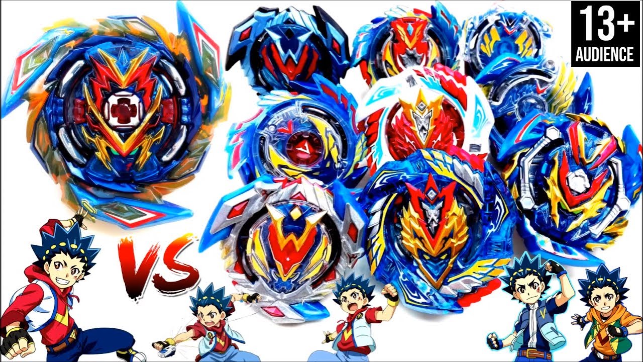 BRAVE VALKYRIE vs ALL VALKYRIES EVOLUTIONS GEN Beyblade Burst Surge Sparking Battle ベイブレードバースト超王