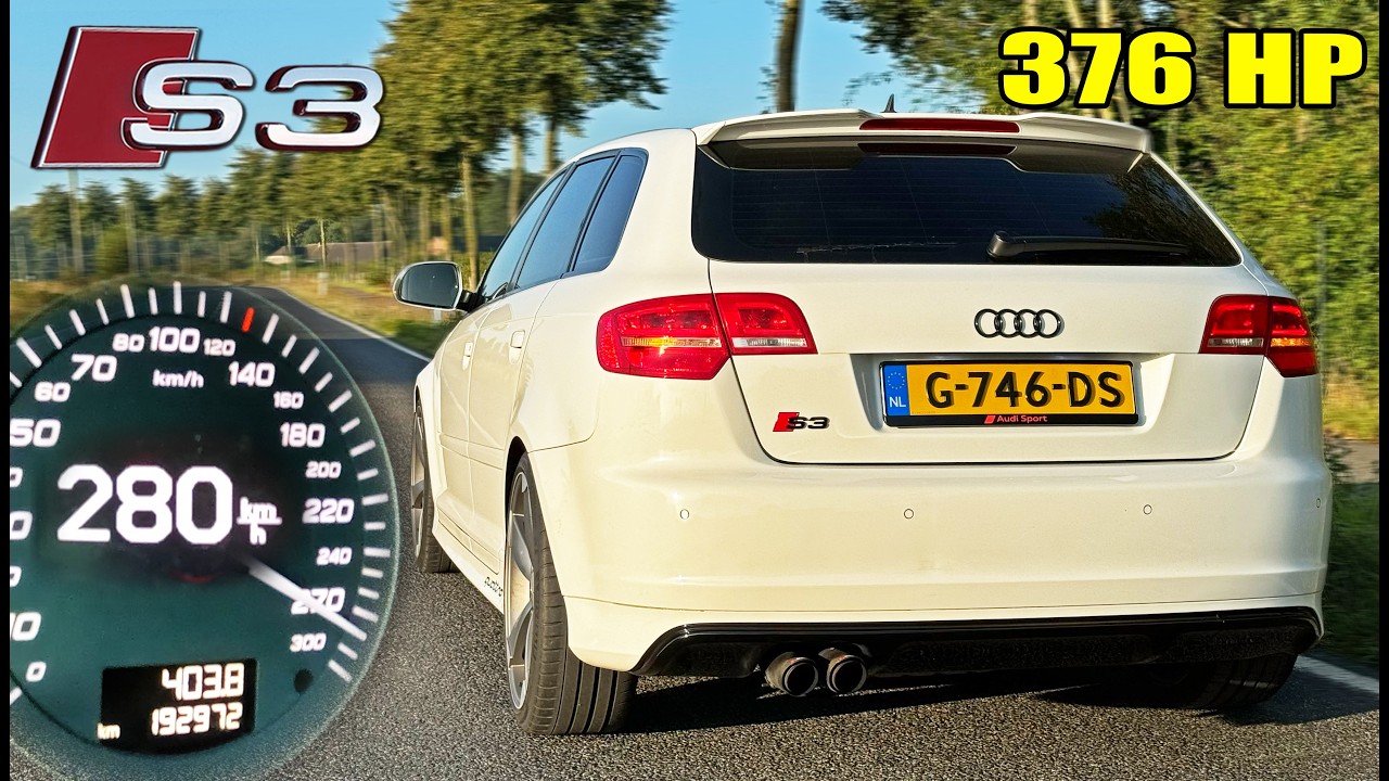 AUDI S3 8P *STAGE 2* // 0-100 100-200 TOP SPEED POV & SOUND