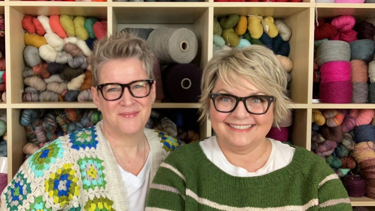Planning Our Summer Knits and the Coolest Granny Square Cardigan! - Grocery Girls Knit - Episode 203