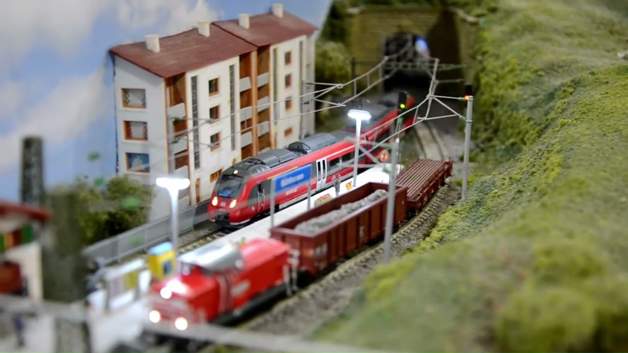 Singen a DB German layout in N gauge