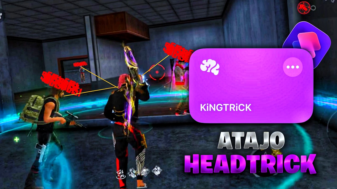HEADTRICK IOS para FREE FIRE | ATAJO que USAN TODOS los BRASILEÑOS para DAR TODO ROJO ANT BAN 🤡