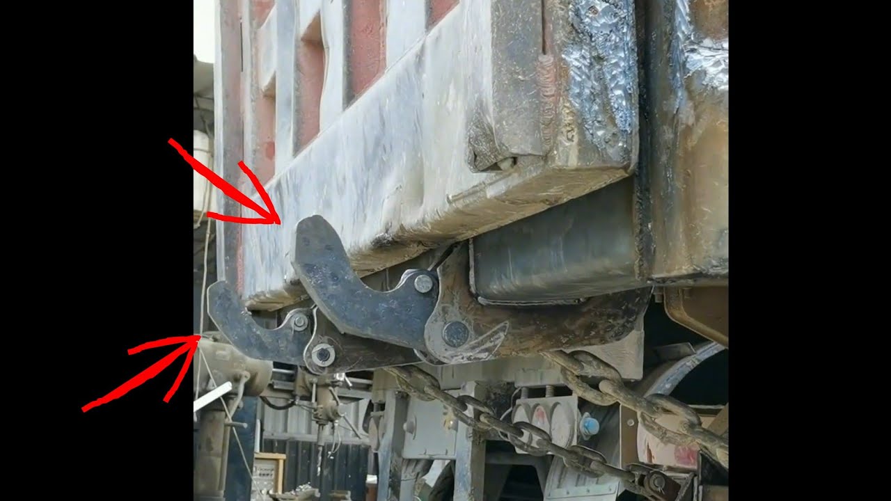 Make a auto locker for dumper truck tailgate, enjoy perfect welding job