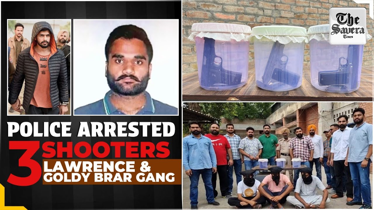 Live : In a joint operation, Bathinda Police arrest three shooters of Lawrence Bishnoi Gang