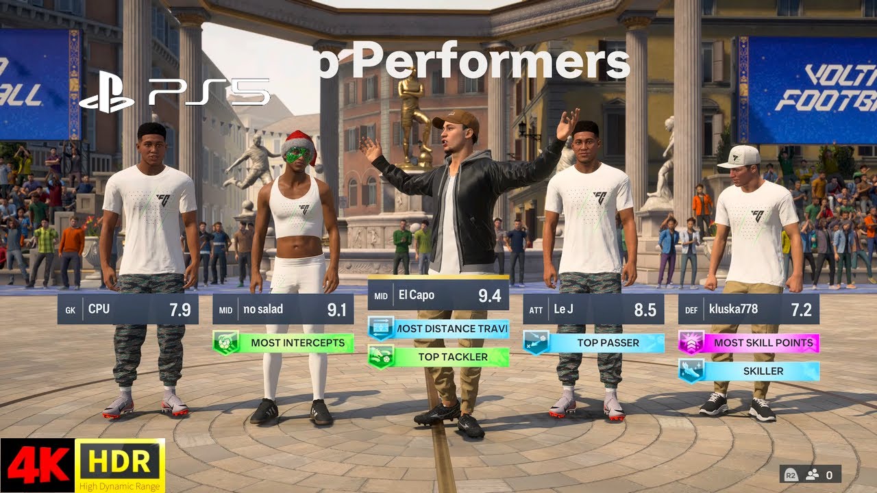 EA Sports FC 24 Gameplay (PS5 UHD 4K 60FPS HDR) Volta Mode (Street Football) 5v5, Online Squads