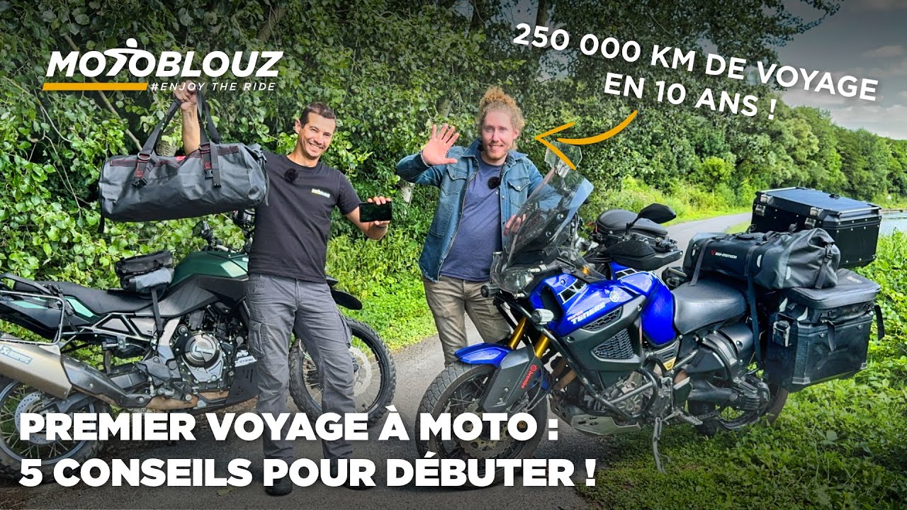 DÉBUTER LE VOYAGE À MOTO : ce motard ayant roulé 250 000 km en Europe nous donne ses 5 CONSEILS !