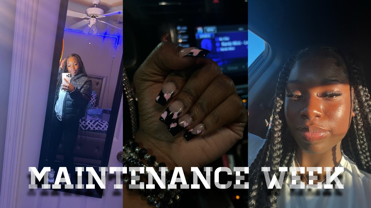 Maintenance Vlog | Hair, Lashes & Nails ☆