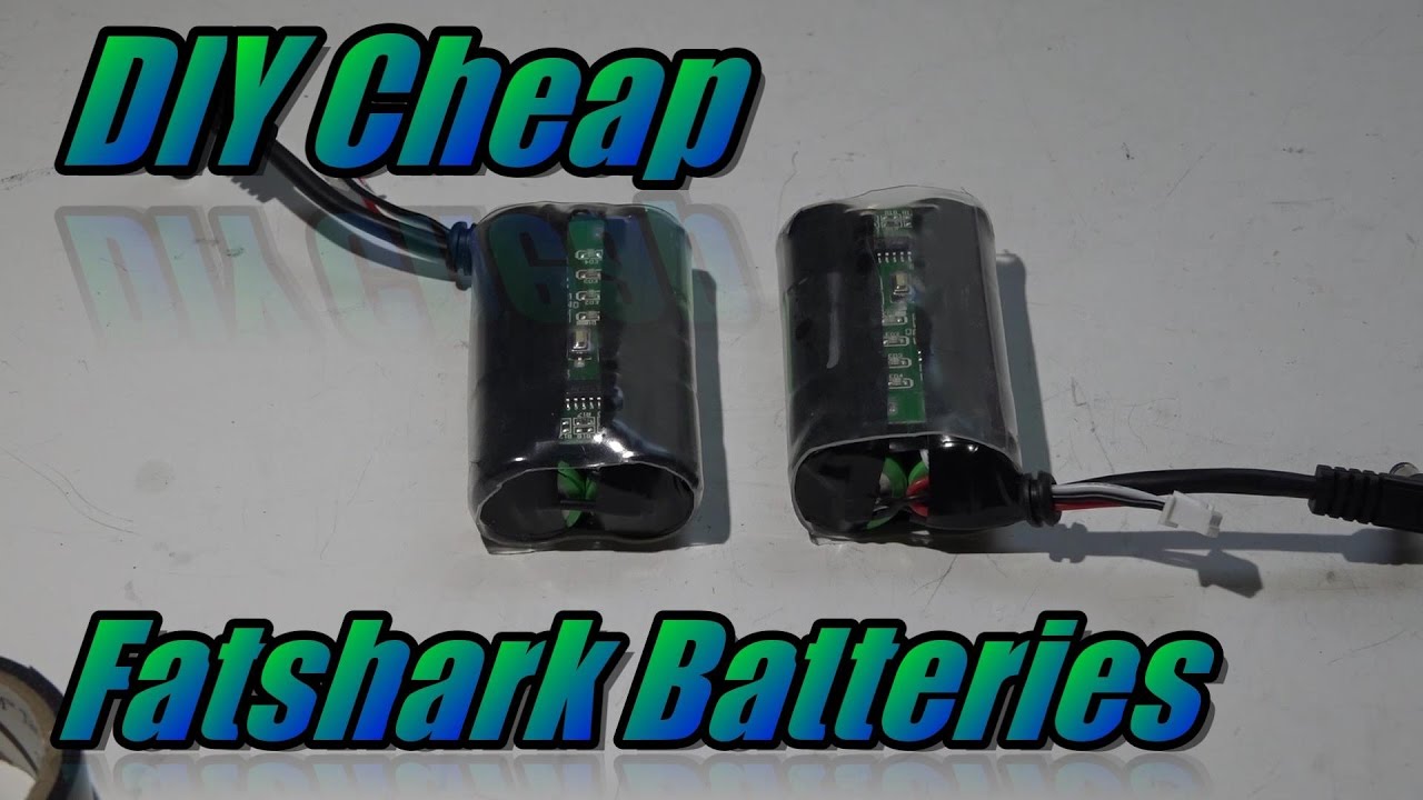 DIY Fatshark Batteries (or for anything else)