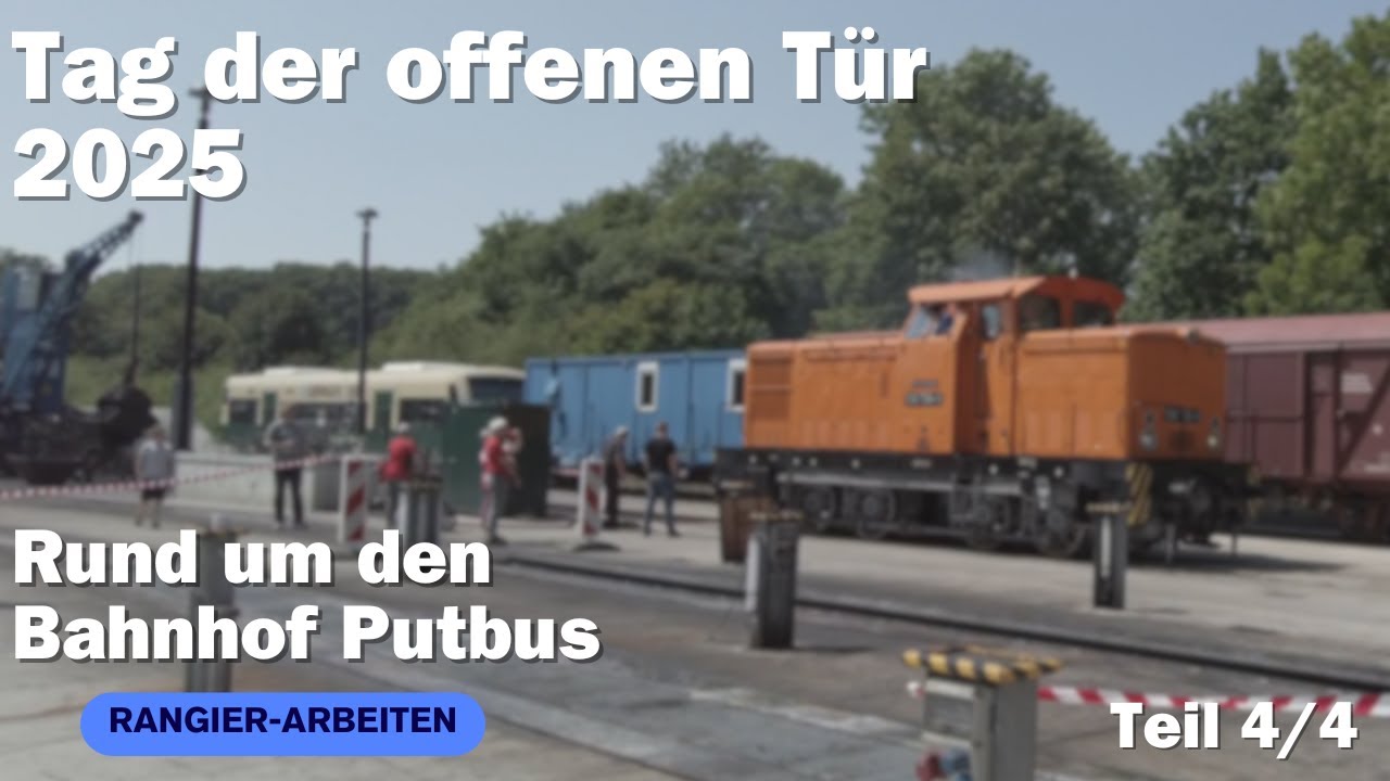Tag der offenen Tür im Bahnhof Putbus | Rangierarbeiten