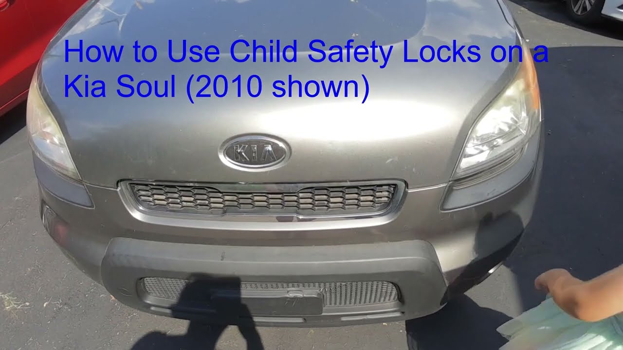 2010 Kia Soul child safety locks