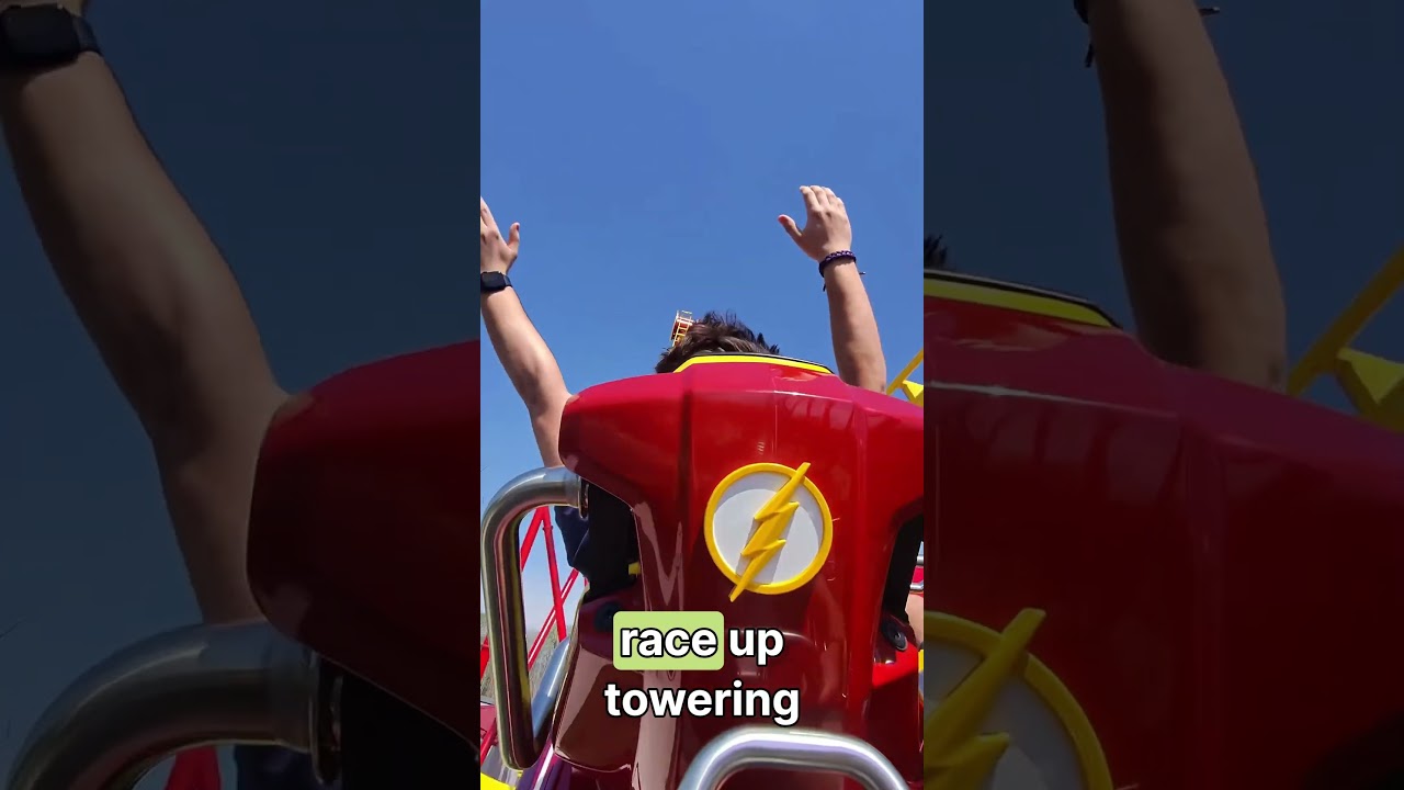 The Flash: Vertical Velocity POV | Six Flags Great Adventure 2025 Ride Experience