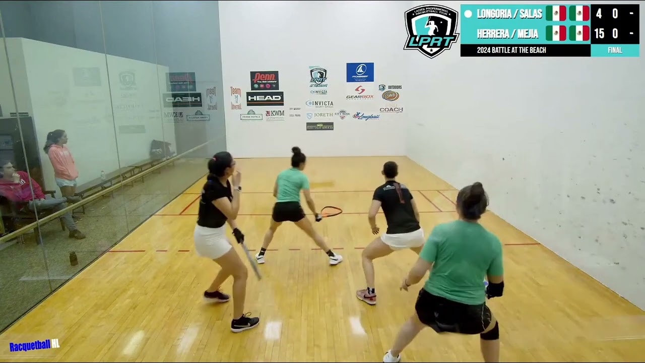 Racquetball Highlights | Final 2024 | Paola Longoria Salas Herrera Mejia Battle at the beach