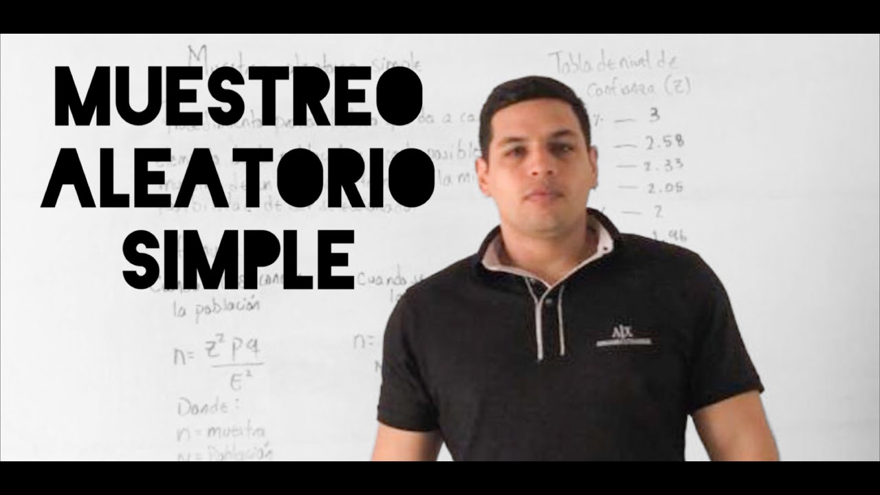 Muestreo Aleatorio Simple (Probabilidad y Estad&iacute;stica)