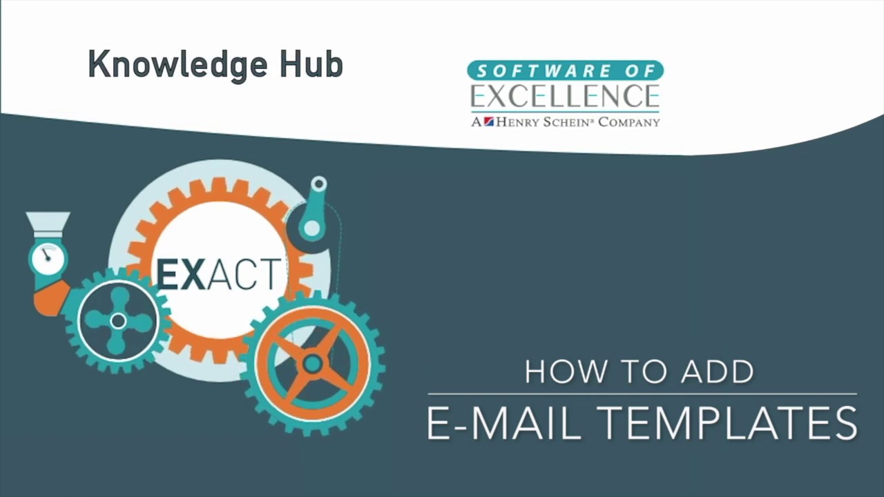 How to Add E-mail Templates in EXACT