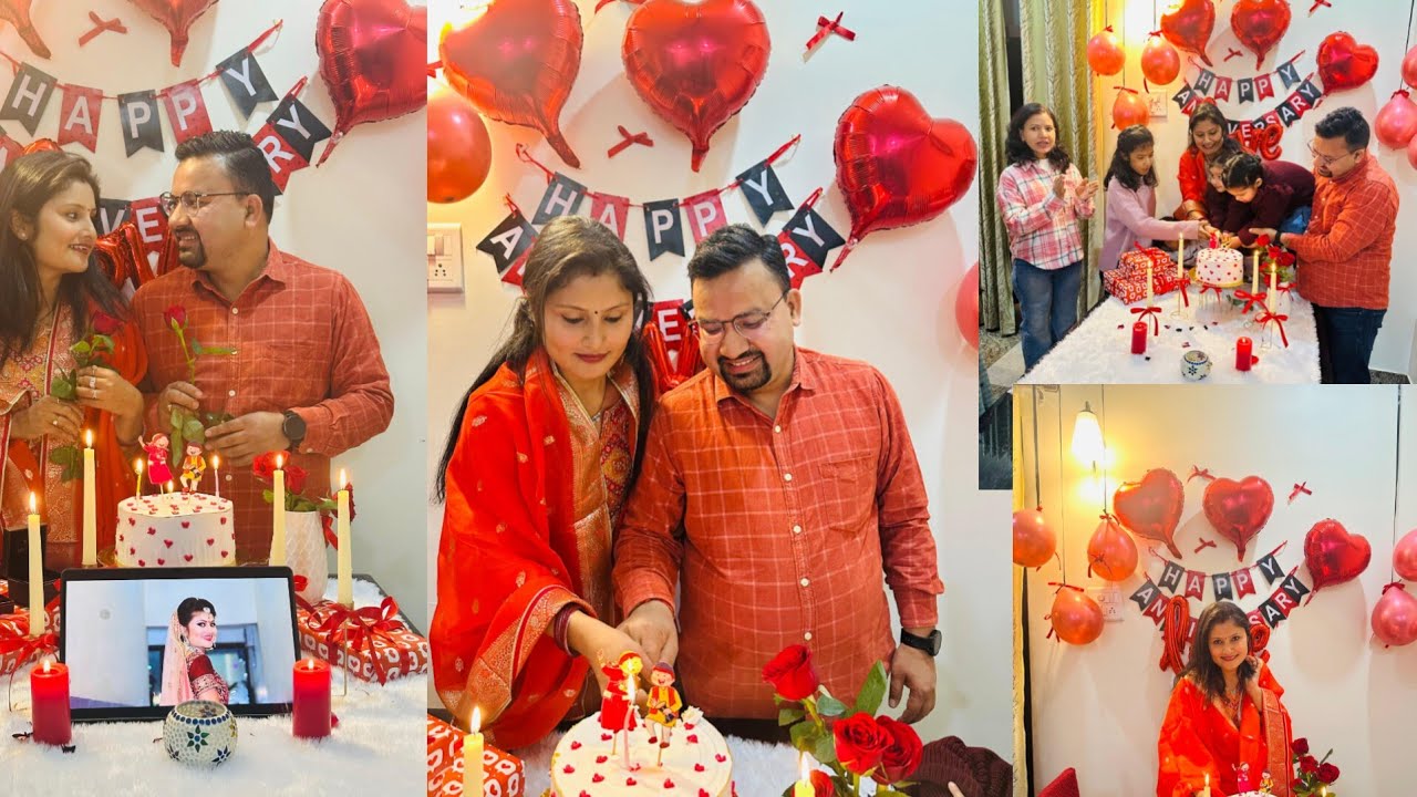 “Anniversary Vlog 💍”Khud ki Home Decoration & Surprise Party