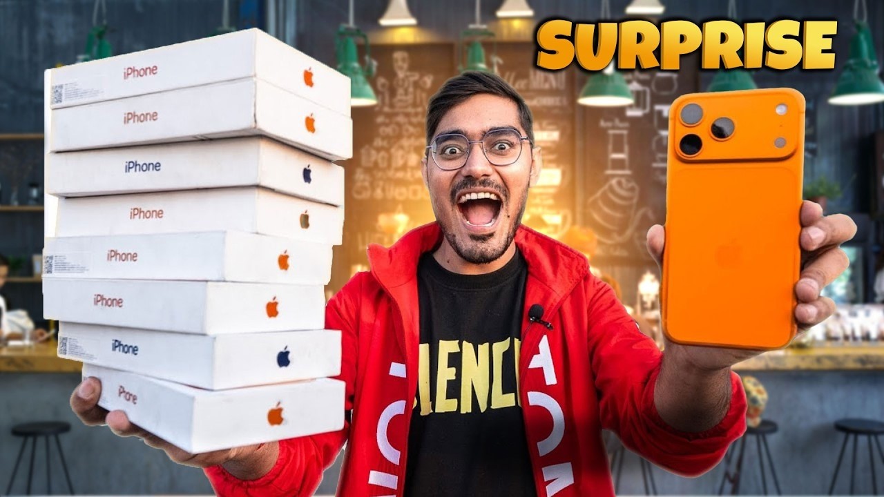 I Gifted iPhone 17 Pro Max To Everone In My Team  Surprise Reaction