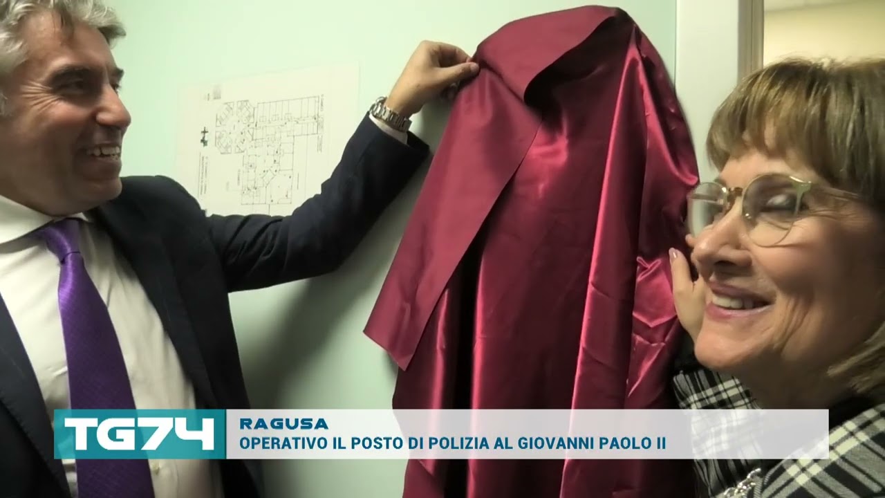 RAGUSA - OPERATIVO IL POSTO DI POLIZIA AL GIOVANNI PAOLO II