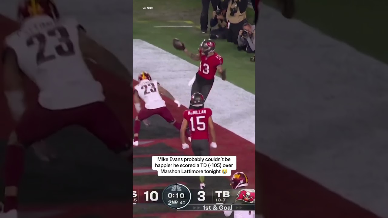 Mike Evans anytime TD over Marshon Lattimore was a given 😂 #nfl #nflplayoffs #nflbetting #mikeevans