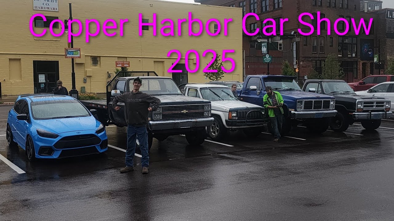Copper Harbor Car Show 2025 with my friends 