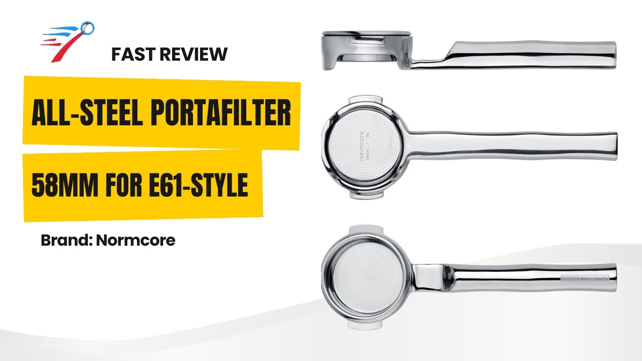 Normcore 58mm All Stainless Steel Portafilter (For E61-style) | My Short Review & First Impressions