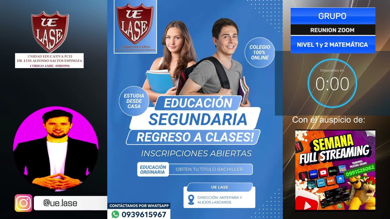 MATEMATICA NIVEL 1 y 2  SEM 16 al 20 - MAR 2026