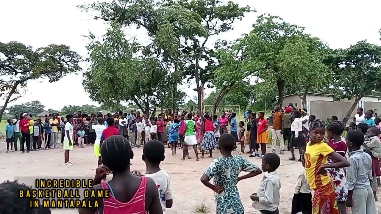 incredible basketball game in Mantapala refugees camp Zambia 