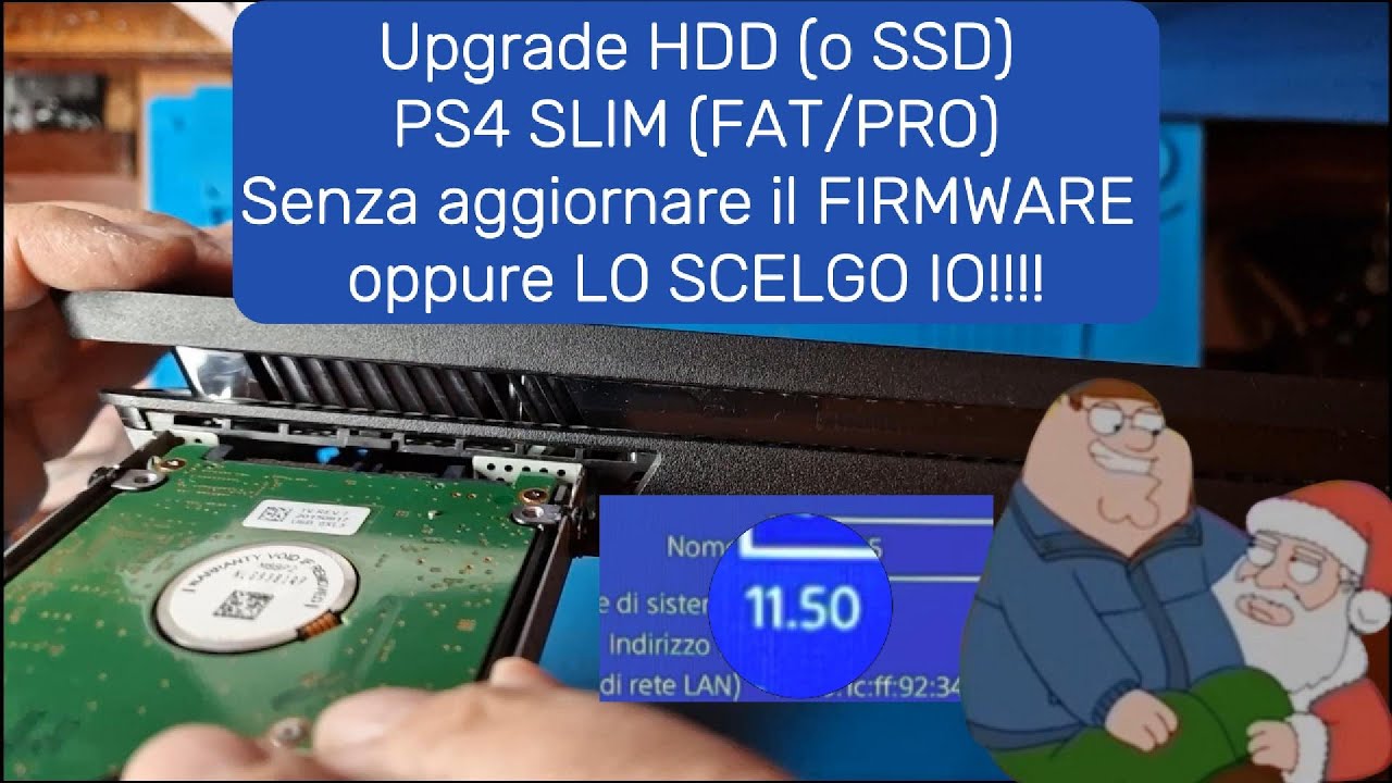 Обновите жесткий диск (или SSD) на PS4 slim БЕЗ обновления прошивки, или Я САМ ВЫБЕРУ!!!