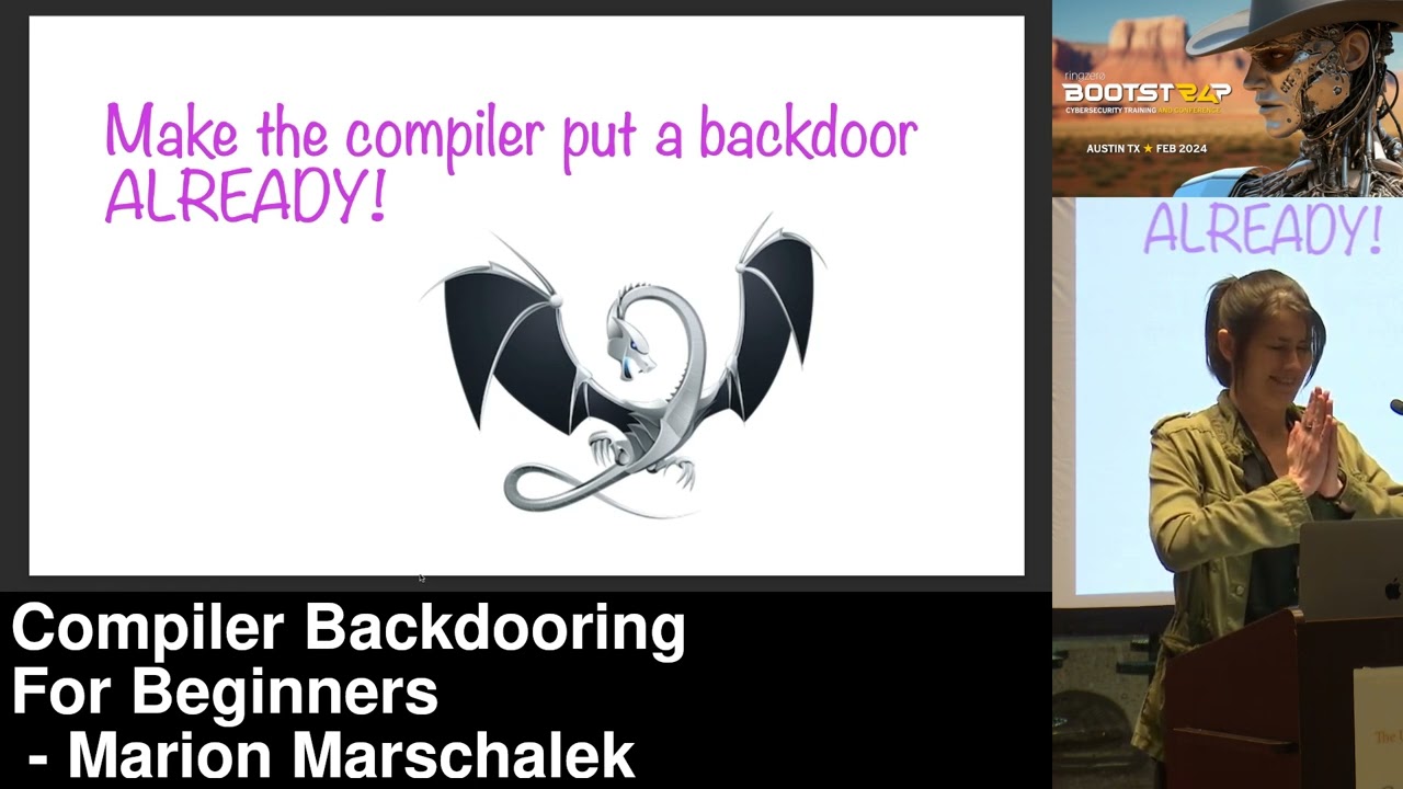 Compiler Backdooring For Beginners - Marion Marschalek