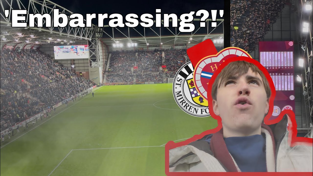 St Mirren lose embarrassingly to a 10 Man Hearts!