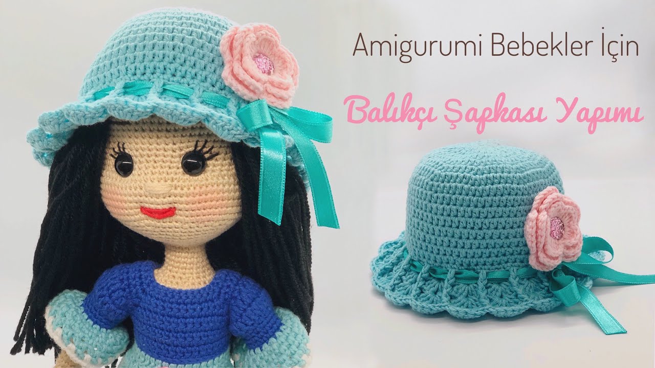 Аксессуары амигуруми |  Как сделать шляпу-ведро?