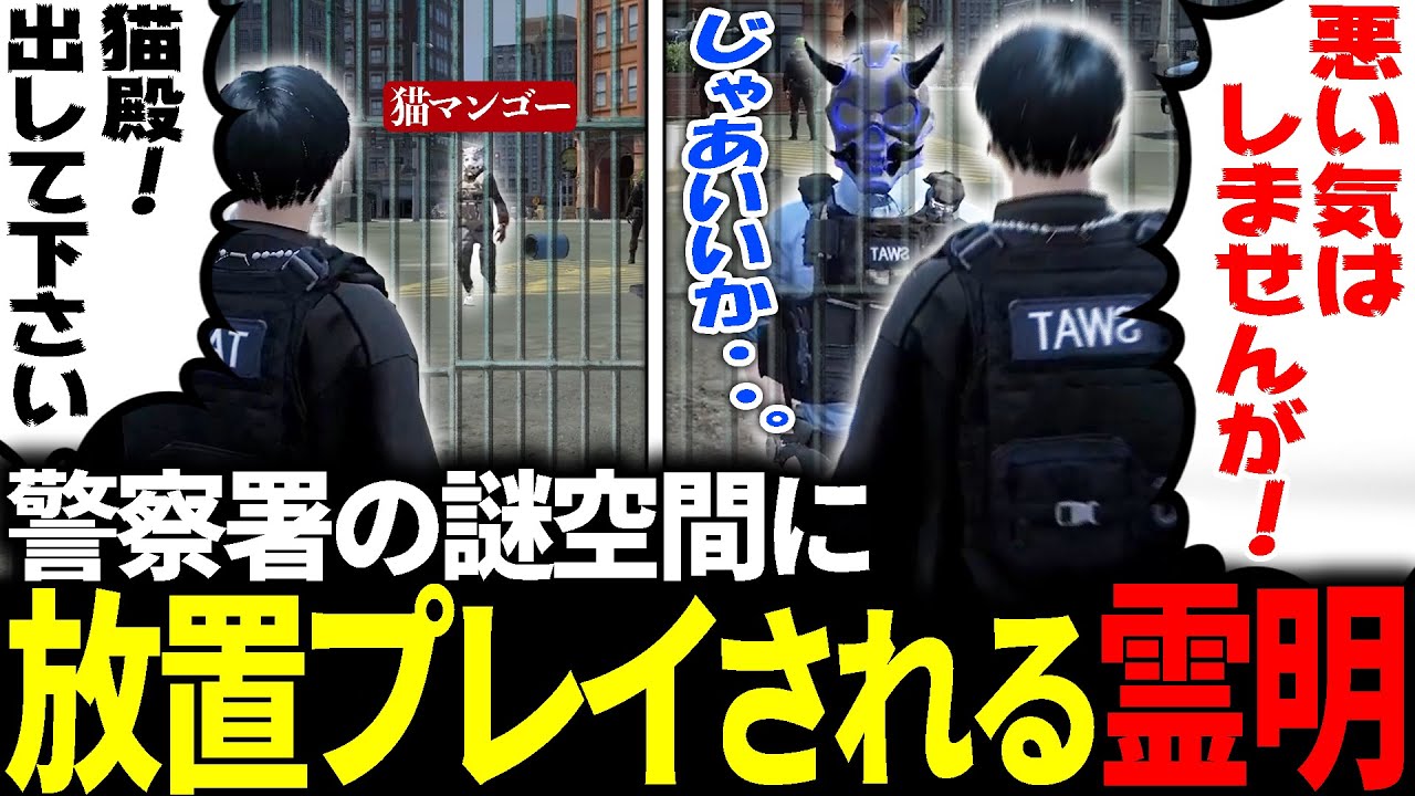 【#ストグラ】猫マンゴーに放置プレイをされて喜ぶ安倍霊明【アベレージ/Selly/Mondo/らっだぁ/まるーん/赤髪のとも】