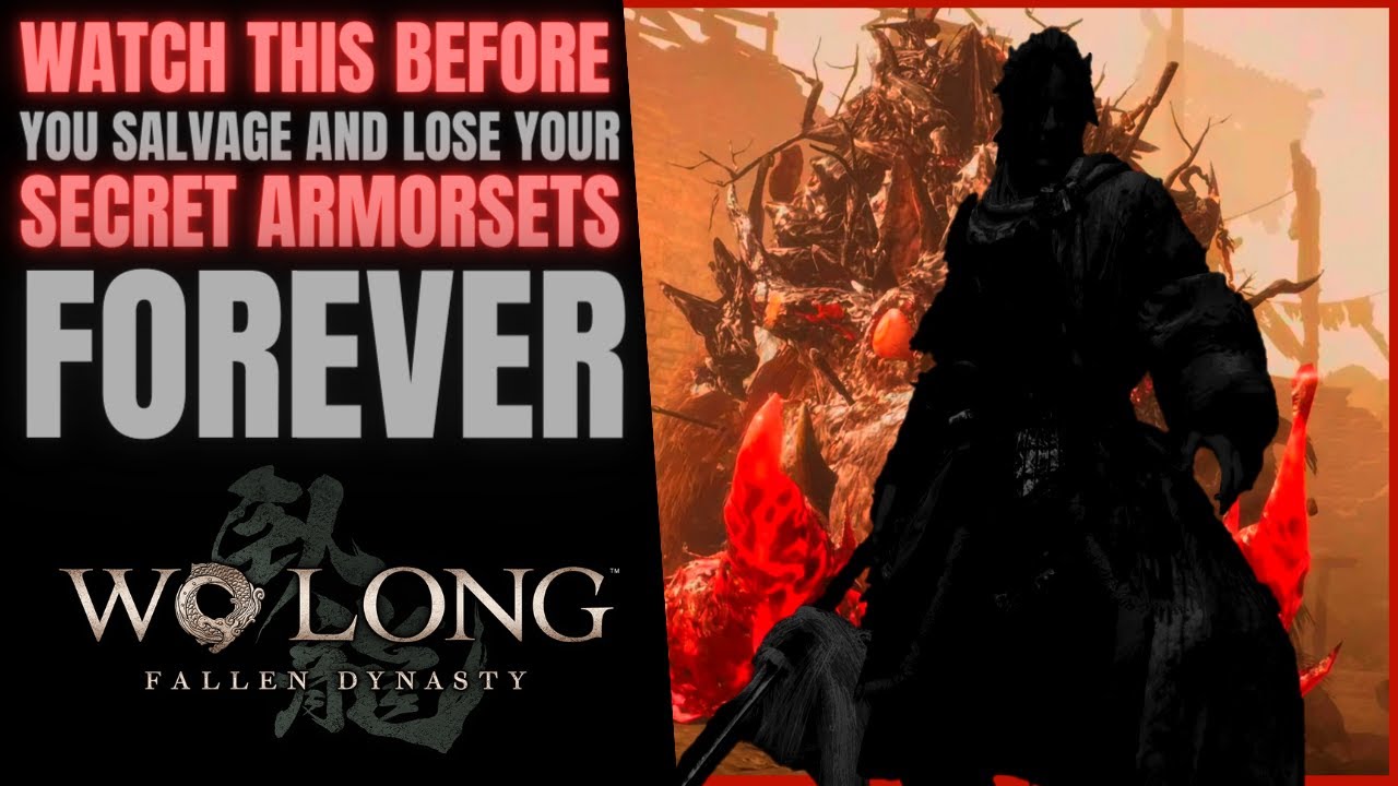 Wo Long NEW SECRET ARMORSETS On Endgame NG+ Don´t Salvage Your Stuff!