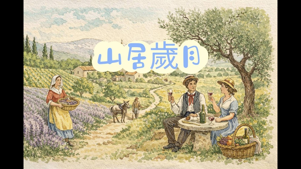 「文藝故事」山居歲月｜輕鬆故事｜法國｜歐洲｜旅遊｜睡前故事｜文藝｜文化｜文學｜有聲小說｜普羅旺斯｜馬賽