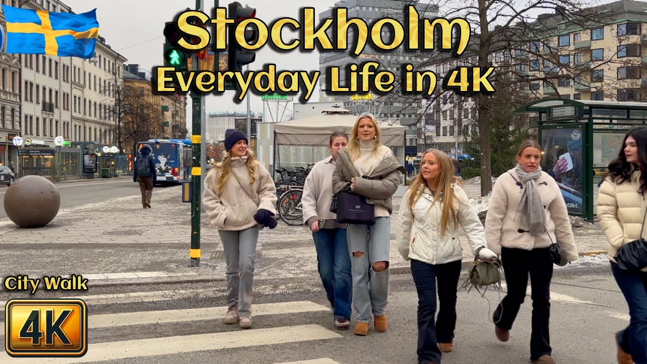 🇸🇪 Stockholm and Stockholmers – Everyday Life in 4K