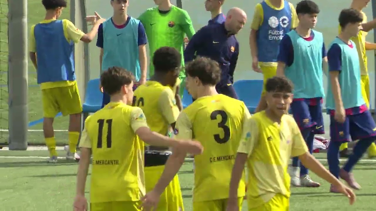 RESUM FC Barcelona - CE Mercantil