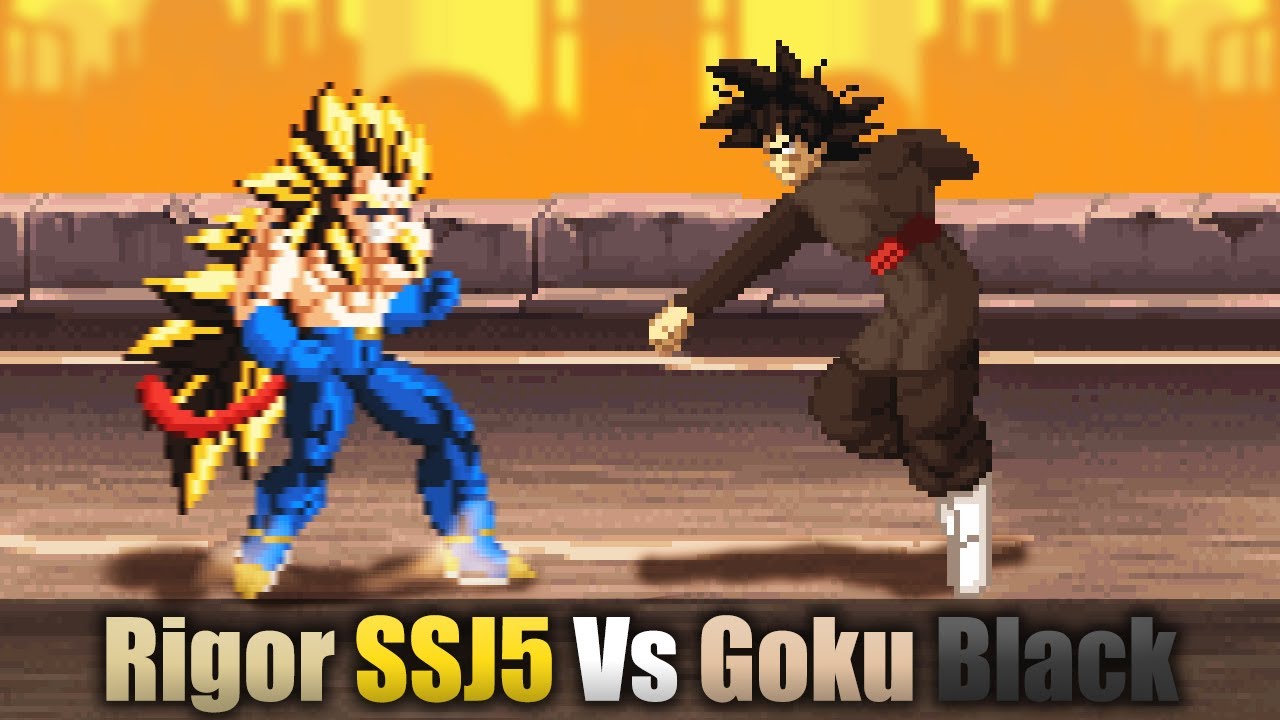 Rigor SSJ5 vs Black Goku