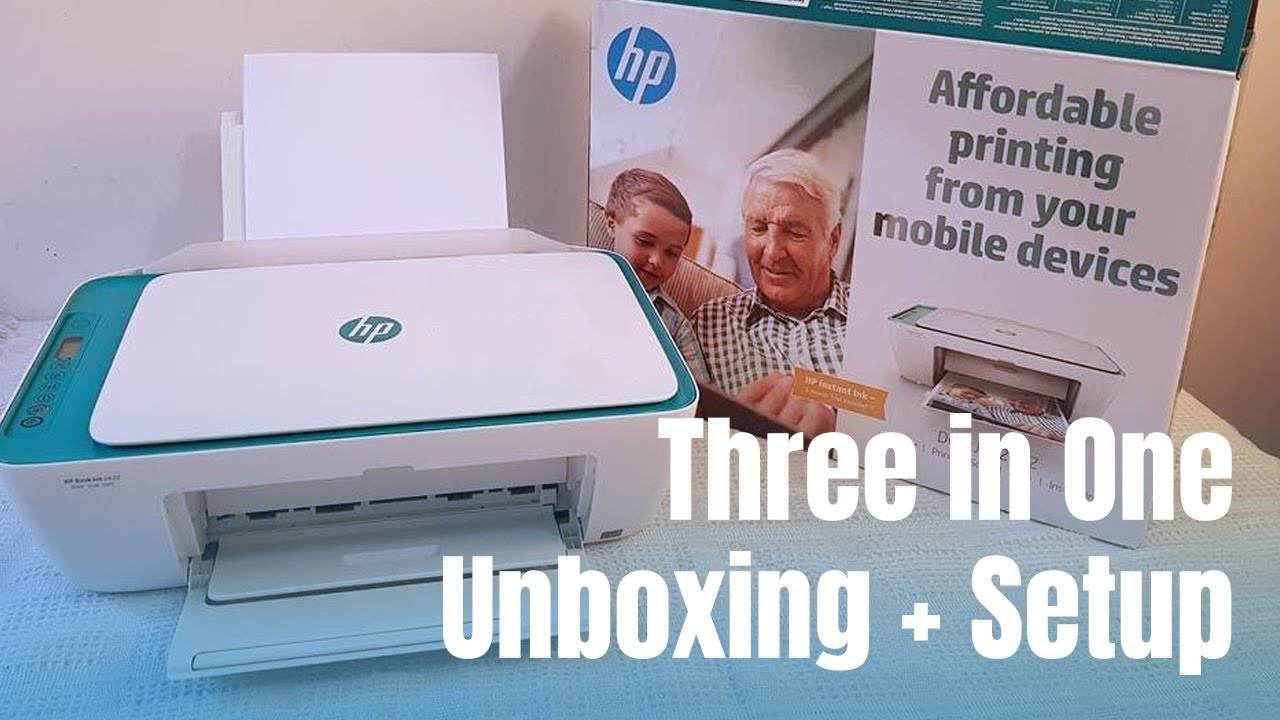 فتح صندوق و شرح اعدادات طابعة  |  HP DeskJet 2632 All in One UNBOXING and  SETUP