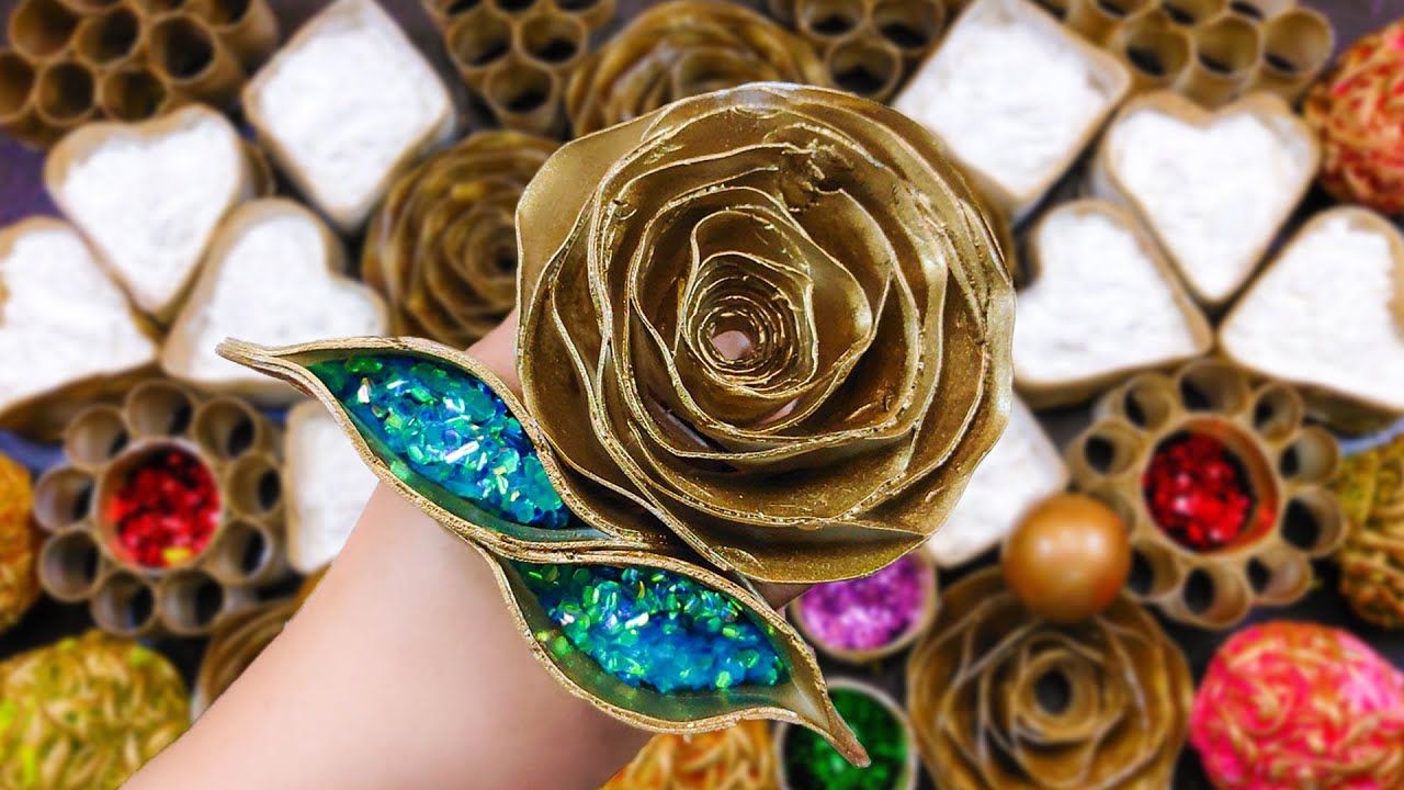 Glitter & soap ⋆ Soap boxes with starch ⋆ Clay cracking ⋆ Crunching sounds ⋆ Oddly satisfying video