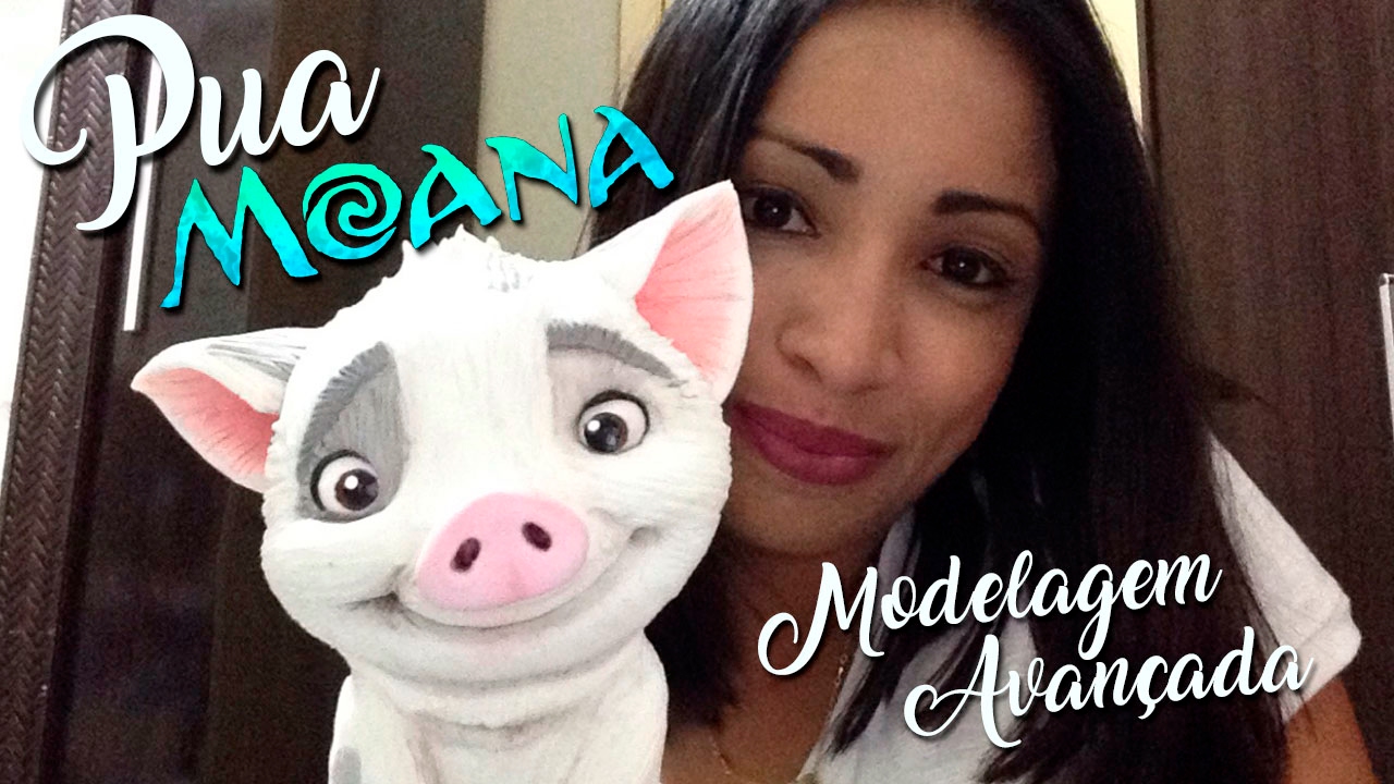DIY - PUÁ MOANA (Modelagem avançada) em BISCUIT- Sah Passa o Passo