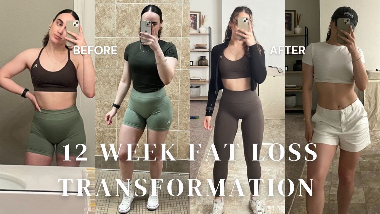 12 WEEK FAT LOSS TRANSFORMATION | How you can actually loose weight