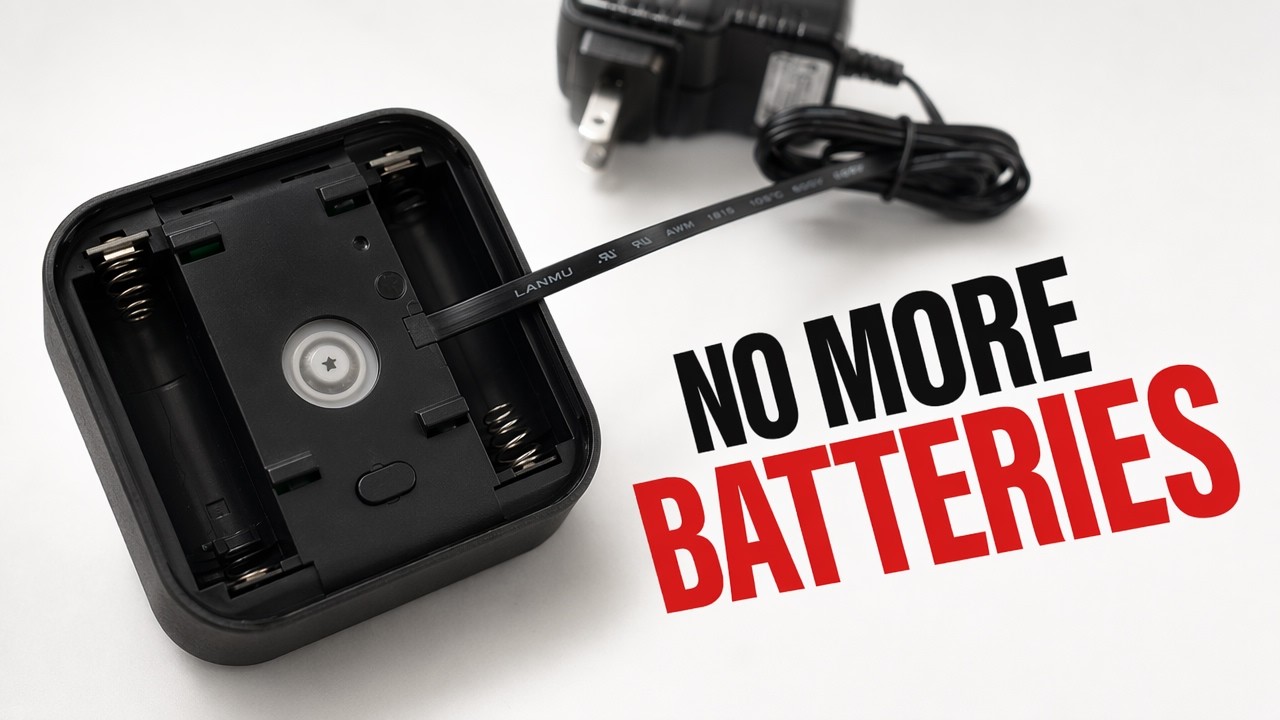 Add a Power Cord to the Blink XT Outdoor Security Camera