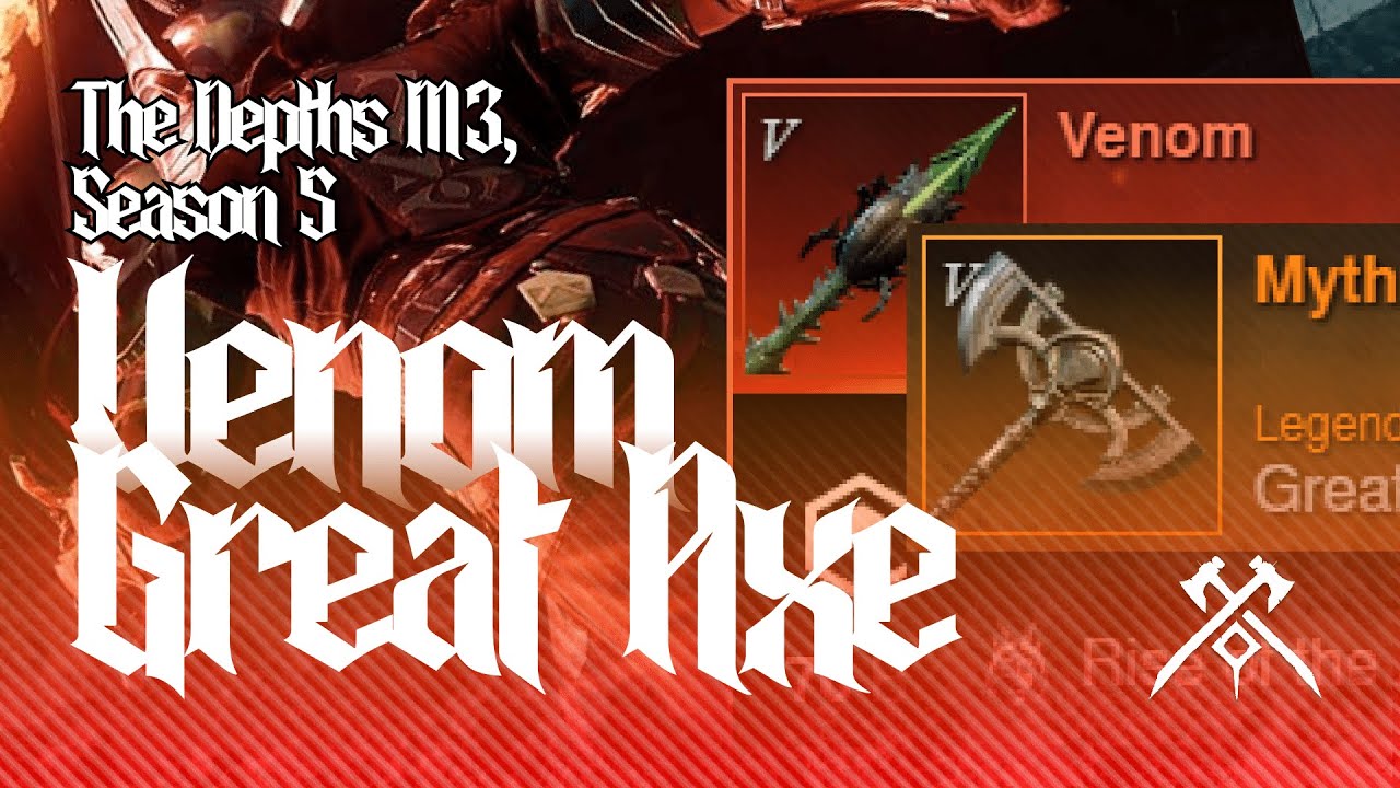 New World | M3 Depth 86,500 score. Venom/Great Axe (Venomous Ravager)