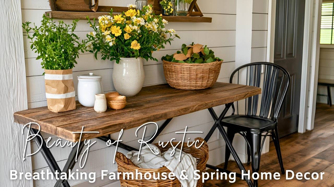 Timeless Spring Elegance: Breathtaking Farmhouse & Rustic Home Decor