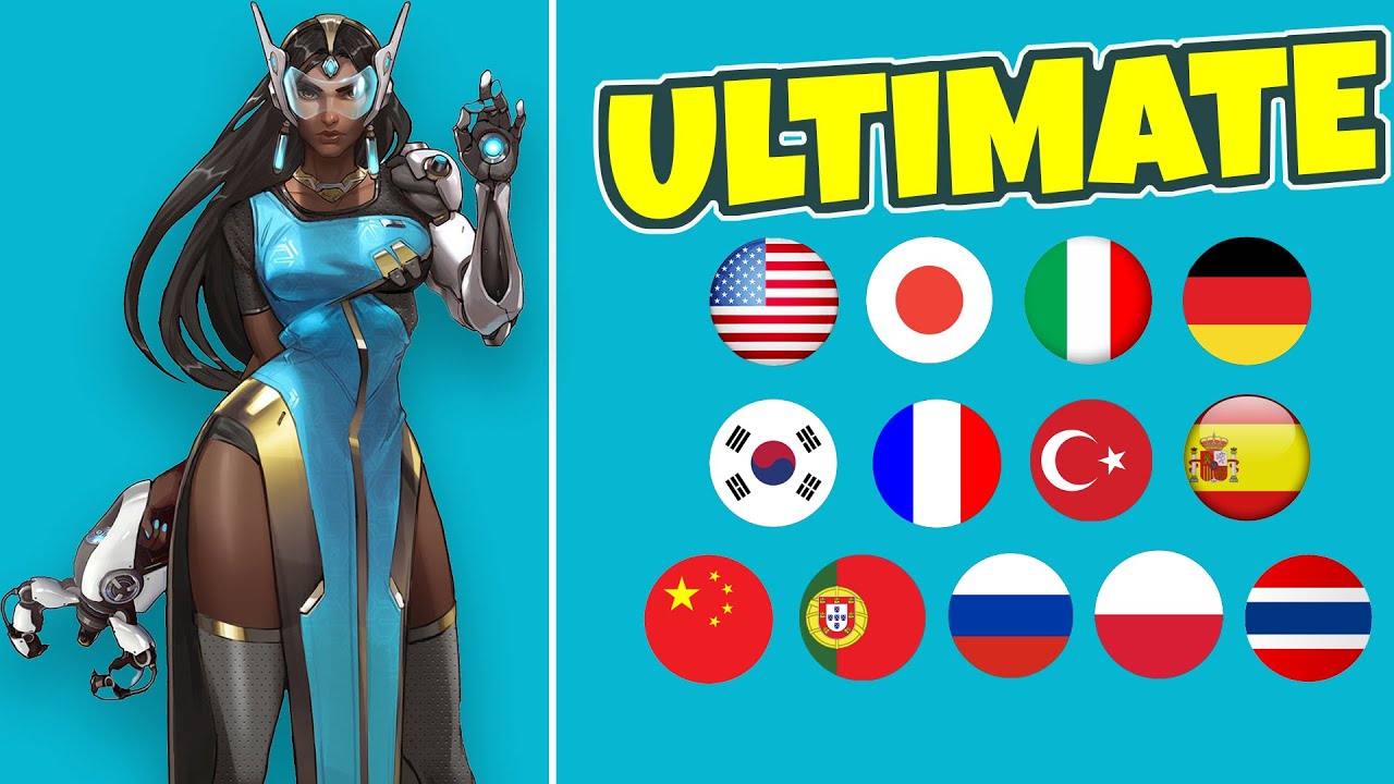 Overwatch 2 - SYMMETRA'S Ultimate in ALL Languages!