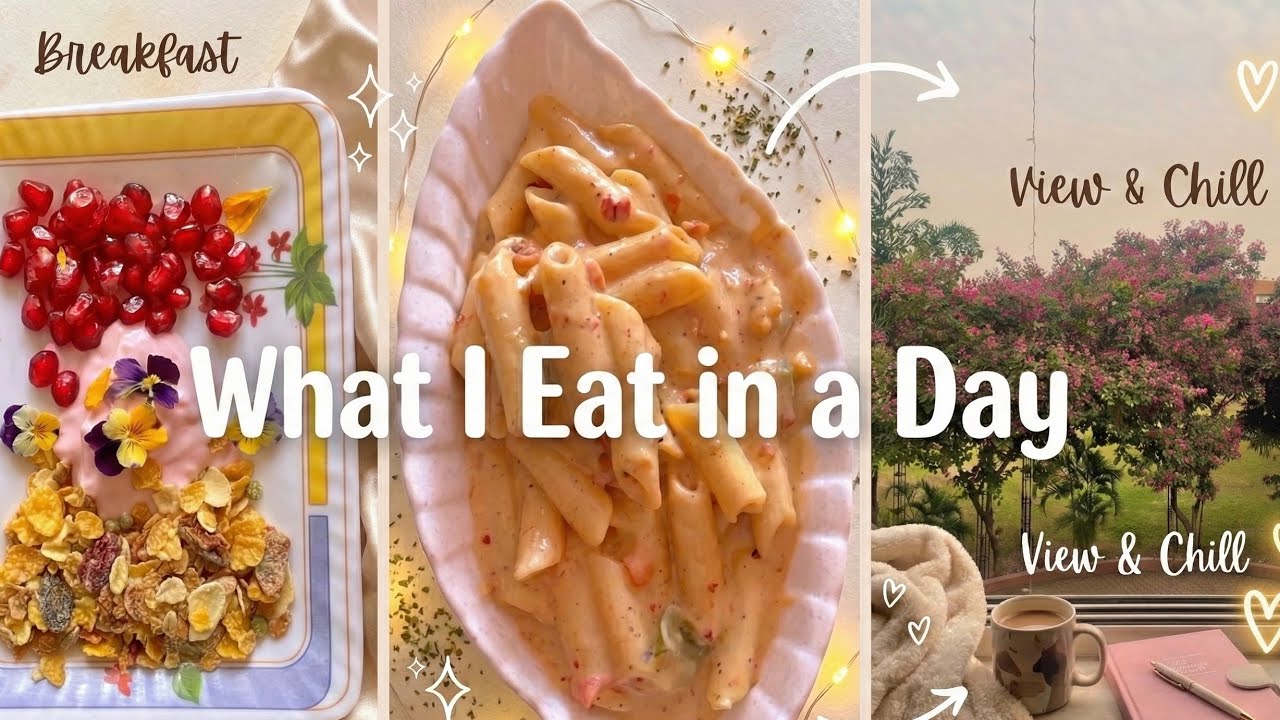 What i eat in a day | Breakfast & homemade pasta🥣🍅| Cozy mini vlog🌷