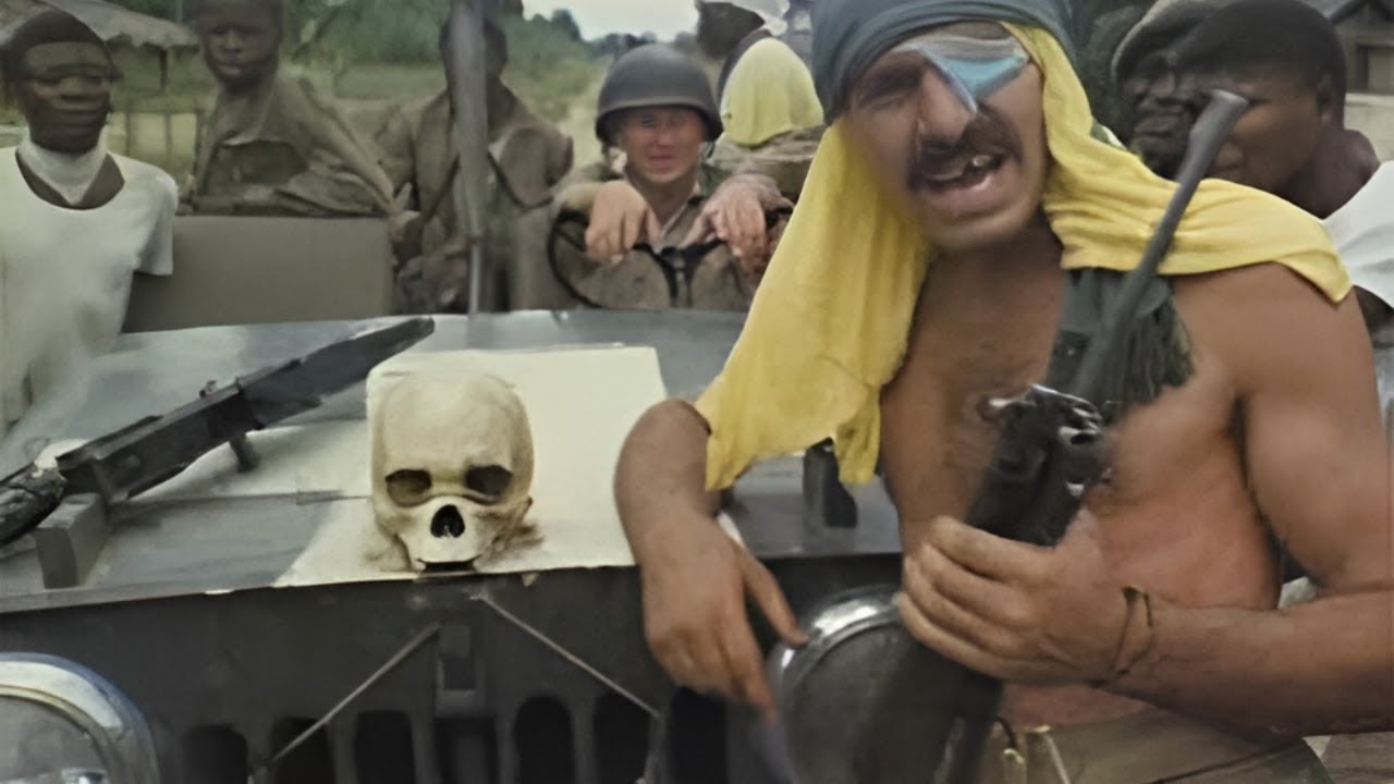 The Congo Crisis - Intense Combat Footage 1967 | Colorized 4K Restoration Documentary