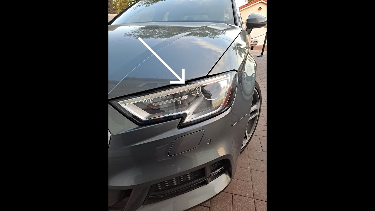 Как бесплатно починить желтые светодиодные дневные ходовые огни на Audi A3!