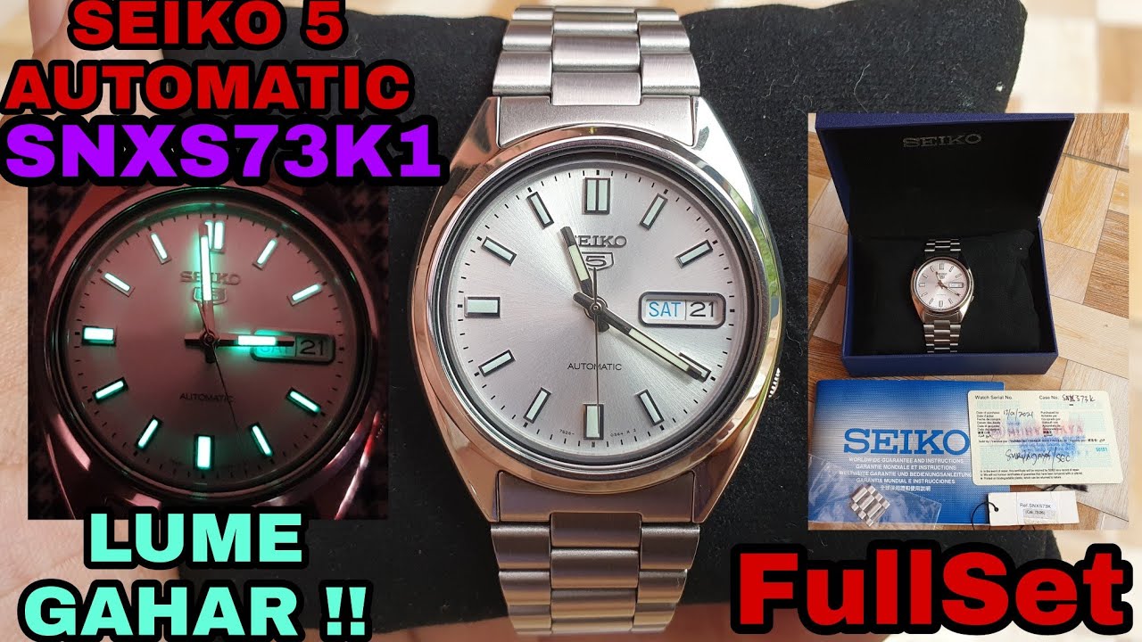 SOLD SEIKO 5 AUTOMATIC SNXS73K1 21 JEWELS 7S26 FULLSET GARANSI FOLLOW IG LakoneWatch