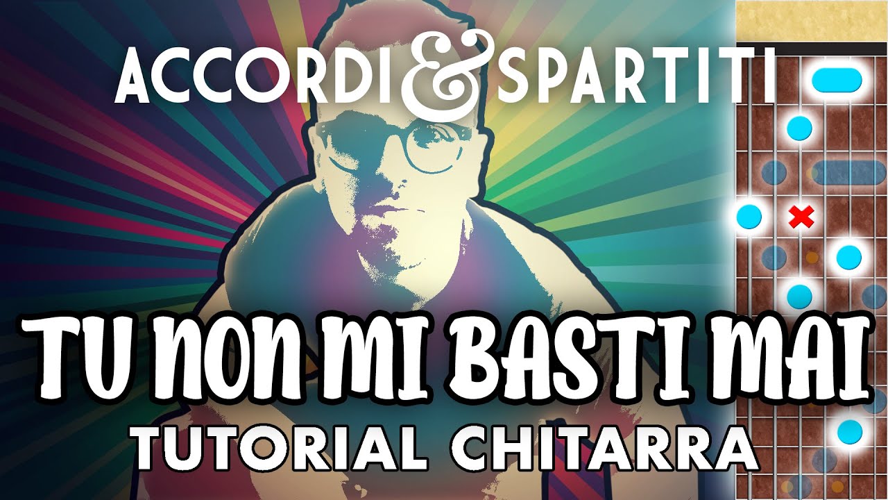 TU NON MI BASTI MAI Tutorial Chitarra - Lucio Dalla
