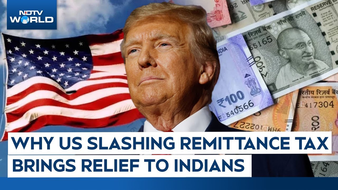 Trump Latest News | Why US Slashing Remittance Tax To 1% Brings Relief To Indians Sending Money Home